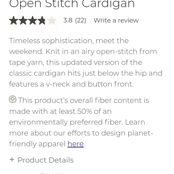 STUNNING HAVEN WELL WITHIN OPEN STITCH CARDIGAN - Picture 9 of 9